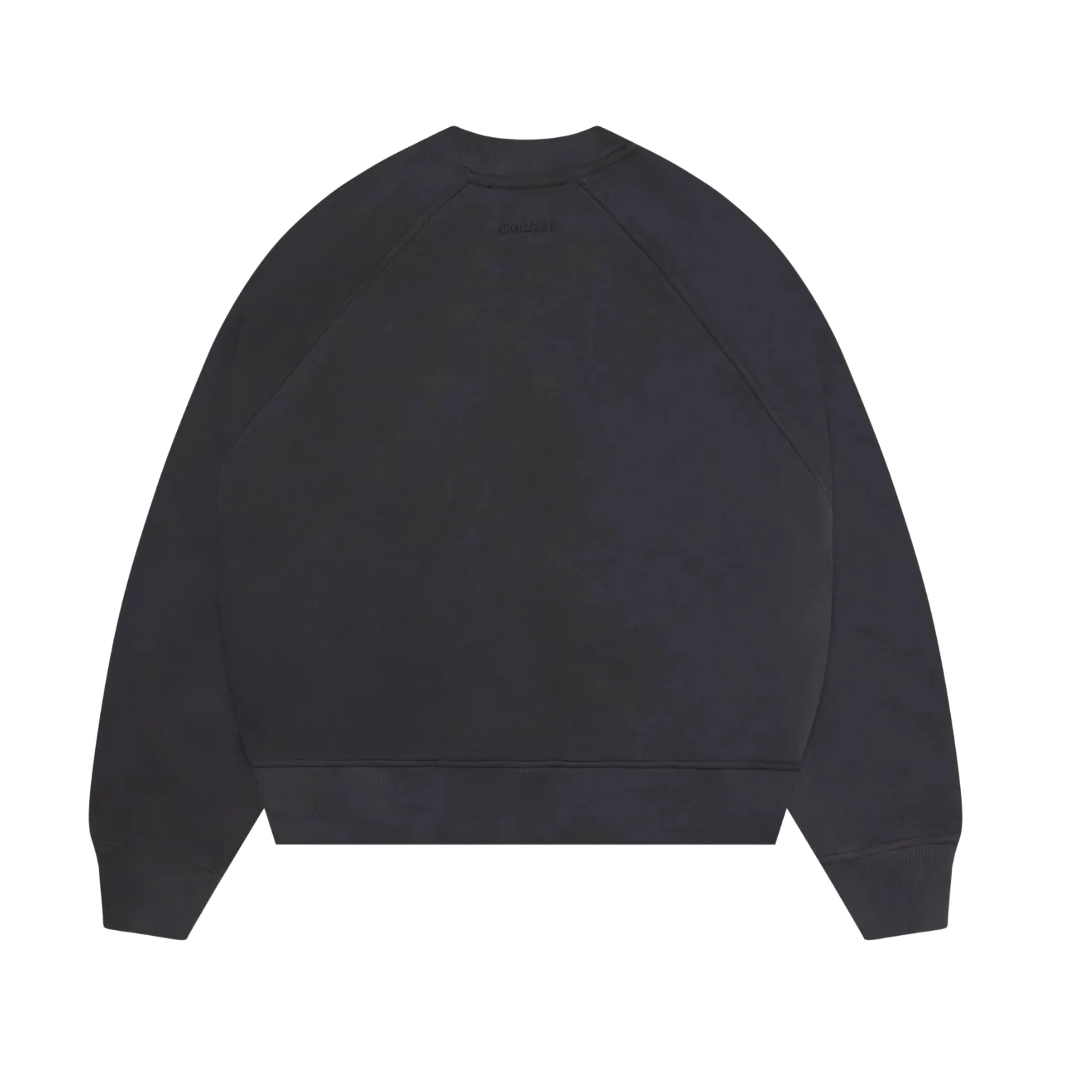 Washed Raglan Sweat - Black - Image 2