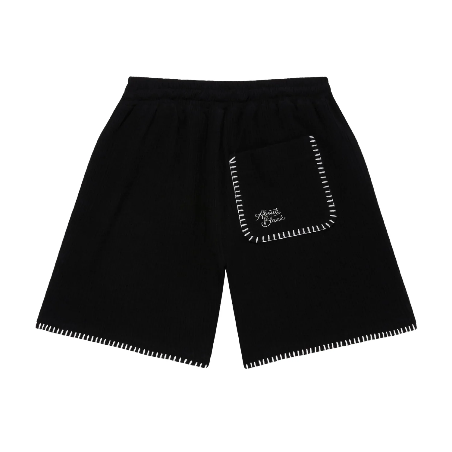 Whipstitch Short - Black/White - Image 2