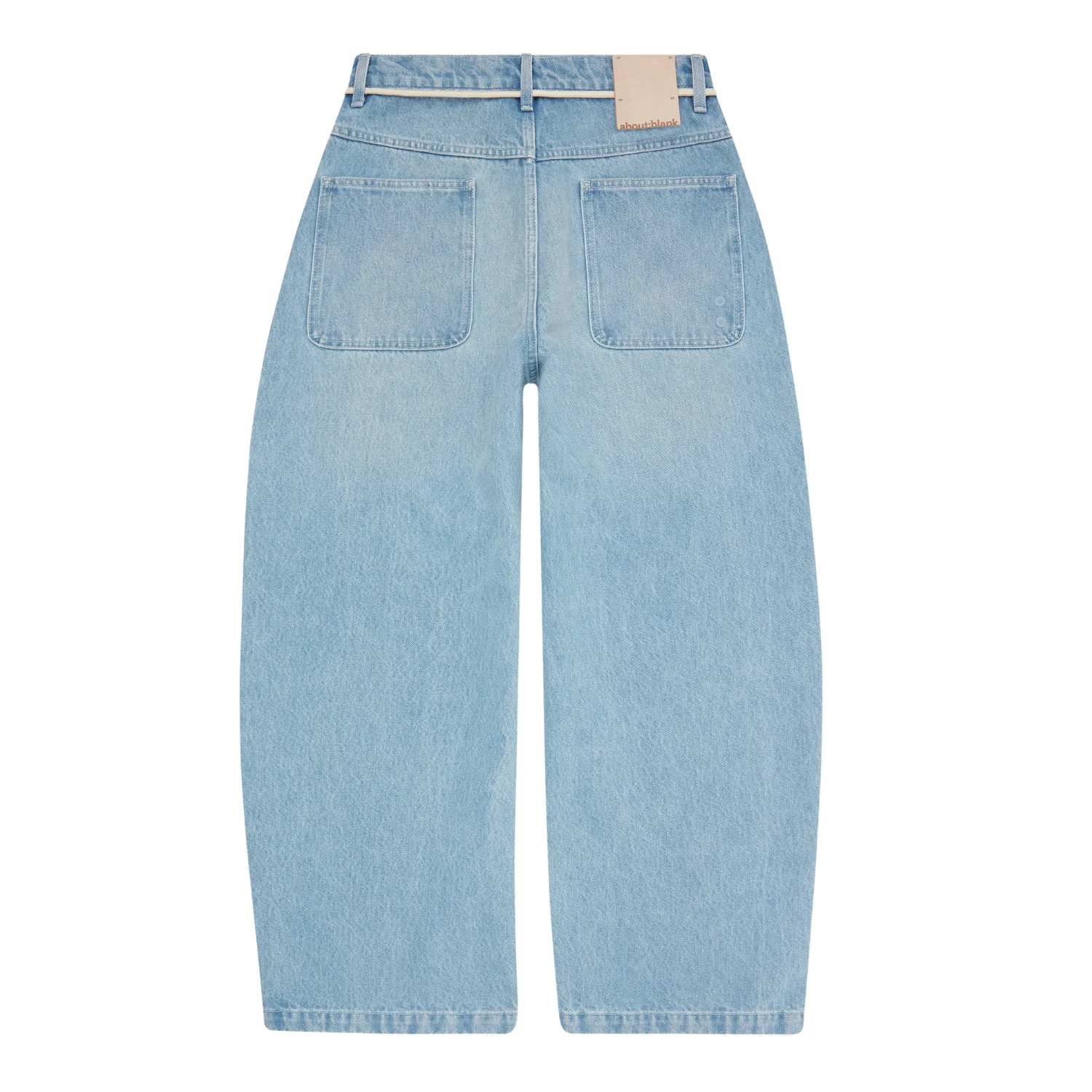 Wide Leg Denim - Light Blue Wash - Image 2