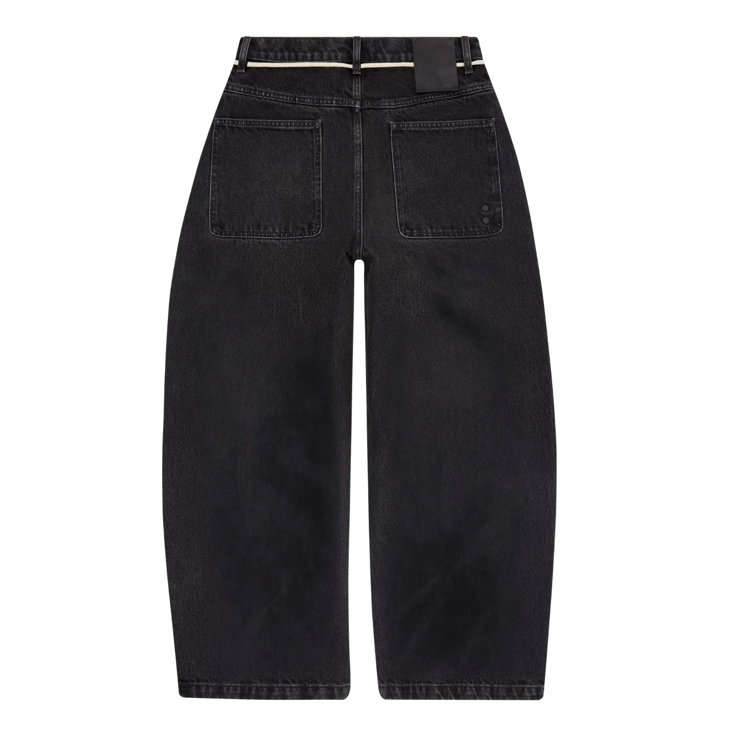 Wide Leg Denim - Vintage Black - Image 2