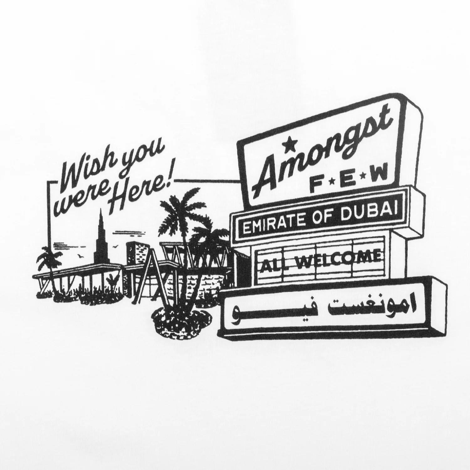 Wish You Were Here T-Shirt - White - Image 4