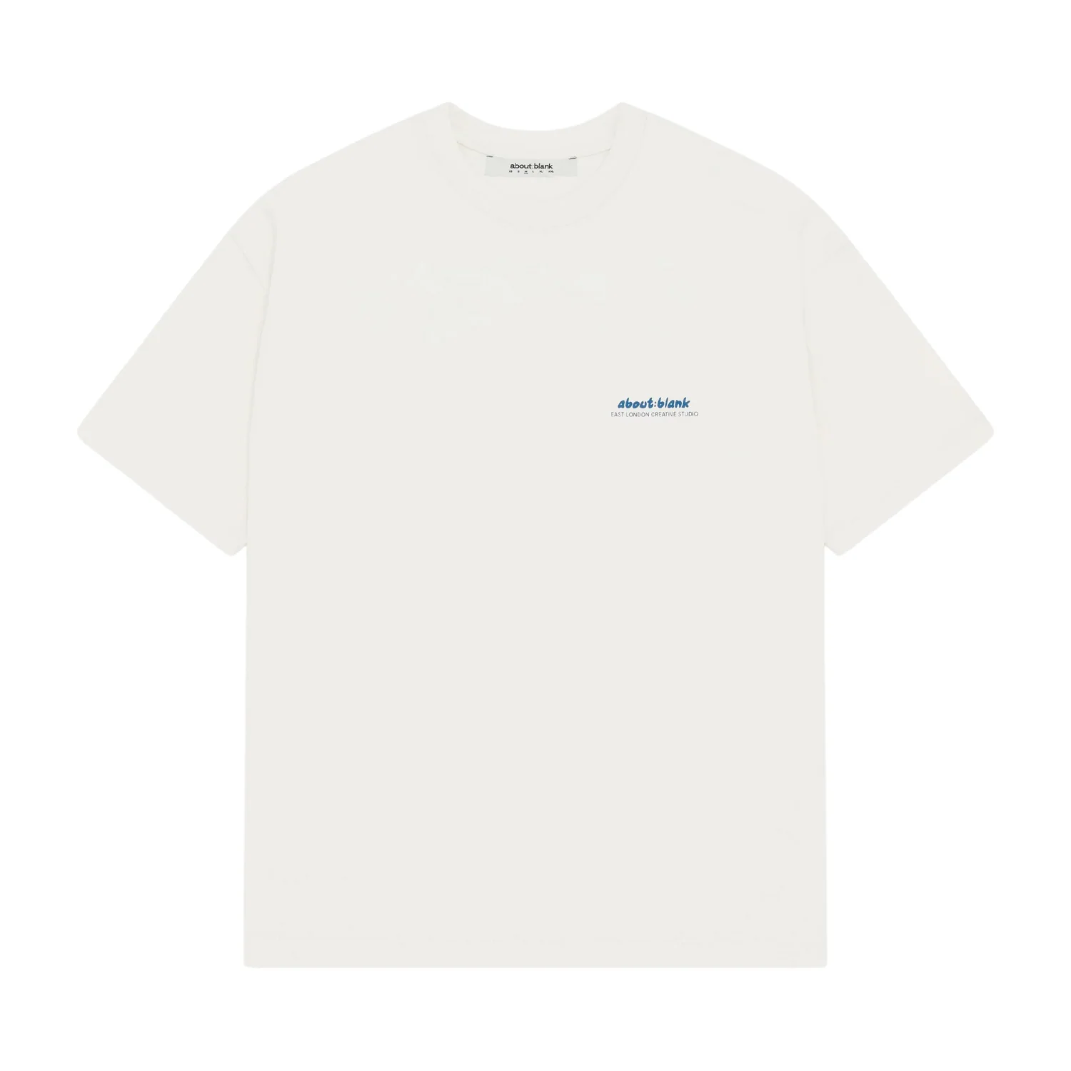 Zev T-Shirt - Oat/Estate Blue - Image 2
